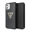 Guess GUHCN61SGTLBK iPhone 11 6,1" / Xrczarny/black hard case Glitter Triangle