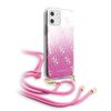 Guess GUHCN61WO4GPI iPhone 11 6,1" / Xrróżowy/pink hard case 4G Gradient