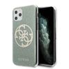 Guess GUHCN58PCUGLKA iPhone 11 Prokhaki hard case 4G Circle Glitter