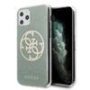Guess GUHCN65PCUGLKA iPhone 11 Pro Maxkhaki hard case 4G Circle Glitter
