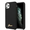 Guess GUHCN65LSLMGBK iPhone 11 Pro Maxblack/czarny hard case Silicone Vintage Gold Logo