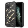 Guess GUHCN65MGGBK iPhone 11 Pro Maxczarny/black hard case Glitter Marble Glass