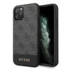 Guess GUHCN65G4GLGR iPhone 11 Pro Maxszary/grey hard case 4G Stripe Collection
