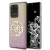 Guess GUHCS69PCUGLPGG S20 Ultra G988różowo-złoty/ gold pink hard case Glitter Gradient 4G Circle