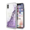 Guess GUHCPXGLUQPU iPhone X/Xsfioletowy/purple hard case Liquid Glitter Party