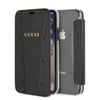 Guess GUFLBKPXKASABK iPhone X/Xsczarny/black book Kaia Saffiano