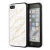 Guess GUHCI8MGGWH iPhone 7/8/SE 2020/ SE 2022 biały/white hard case Glitter Marble Glass