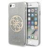 Guess GUHCI8PCUGLLG iPhone 7/8/SE 2020/ SE 2022 jasnoszary/light grey hard case Glitter 4G Circle Logo