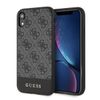 Guess GUHCI61G4GLGR iPhone Xrszary/grey hardcase 4G Stripe Collection