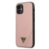 Guess GUHCP12SVSATMLPI iPhone12 mini 5,4" różowy/pink hardcase Saffiano