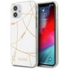 Guess GUHCP12SPCUCHWH iPhone12 mini 5,4" biały/white hardcase Gold Chain Collection