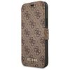 Guess GUFLBKSP12L4GB iPhone12 Pro Max 6,7" brązowy/brown book 4G Charms Collection