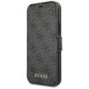 Guess GUFLBKSP12L4GG iPhone12 Pro Max 6,7" szary/grey book 4G Charms Collection