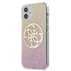 Guess GUHCP12SPCUGLPGG iPhone 12 mini5,4" różowo-złoty/gold pink hardcase Glitter Gradient 4G Circle Logo