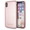 Guess GUHCPXIGLRG iPhone X/Xs rose gold/różowo-złoty hard case Iridescent