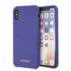 Guess GUHCPXLSGLUV iPhone X/Xs purple/fioletowy hard case Silicone