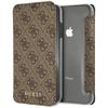 Guess GUFLBKI65GF4GBR iPhone Xs Maxbrown/brązowy book 4G Charms Collection