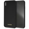 Guess GUHCI65LSGLBK iPhone Xs Maxblack/czarny hard case Silicone