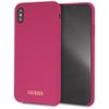 Guess GUHCI65LSGLPI iPhone Xs Max pink/różowy hard case Silicone