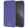 Guess GUHCI65LSGLUV iPhone Xs Max purple/fioletowy hard case Silicone