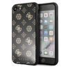 Guess GUHCI8TGGPBK iPhone 7/8/SE 2020/ SE 2022 czarny/black hard case Peony G Double Layer Glitter
