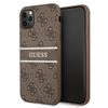 Guess GUHCN584GDBR iPhone 11 Pro5,8" brązowy/brown hardcase 4G Stripe