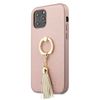 Guess GUHCP12MRSSARG iPhone 12/12 Pro6,1" różowy/pink hardcase Saffiano with ring stand