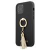 Guess GUHCP12MRSSABK iPhone 12/12 Pro6,1" czarny/black hardcase Saffiano with ring stand