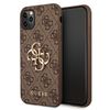 Guess GUHCN584GMGBR iPhone 11 Probrązowy/brown hardcase 4G Big Metal Logo