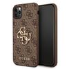 Guess GUHCN654GMGBR iPhone 11 Pro Maxbrązowy/brown hardcase 4G Big Metal Logo