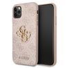 Guess GUHCN654GMGPI iPhone 11 Pro Maxróżowy/pink hardcase 4G Big Metal Logo