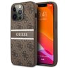 Guess GUHCP13L4GDBR iPhone 13 Pro / 136"1 brązowy/brown hardcase 4G Stripe