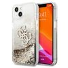 Guess GUHCP13SLG4GGO iPhone 13 mini 5,4"złoty/gold hardcase 4G Big Liquid Glitter