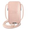Guess Torebka GUPHMPSASBPI 6,1"różowy/pink Saffiano Strap