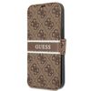 Guess GUBKP13S4GDBR iPhone 13 mini 5,4"brązowy/brown book 4G Stripe