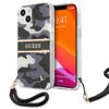 Guess GUHCP13MKCABBK iPhone 13 / 14 / 156.1" czarny/black hardcase Camo Strap Collection