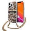 Guess GUHCP13LKBCLE iPhone 13 Pro / 136,1" Leopard hardcase Gold Strap