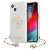 Guess GUHCP13MKS4GGO iPhone 13 / 14 / 156.1" Transparent hardcase 4G Gold Charms Collection