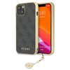 Guess GUHCP13SGF4GGR iPhone 13 mini 5,4"szary/grey hardcase 4G Charms Collection