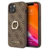 Guess GUHCP13M4GMRBR iPhone 13 / 14 / 156.1" brązowy/brown hardcase 4G with ring stand