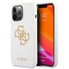Guess GUHCP13XLS4GGWH iPhone 13 Pro Max6,7" biały/white hard case Silicone 4G Logo