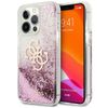 Guess GUHCP13LLG4GPI iPhone 13 Pro / 136,1" różowy/pink hardcase 4G Big Liquid Glitter