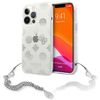 Guess GUHCP13LKSPESI iPhone 13 Pro / 136,1" srebrny/silver hardcase Peony Chain Collection