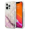 Guess GUHCP13LLGPEPI iPhone 13 Pro / 136,1" różowy/pink hardcase Peony Liquid Glitter