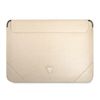 Guess Sleeve GUCS14PSATLE 14" beżowy/beige Saffiano Triangle Logo