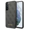 Guess GUHCS22MG4GFGR S22+ S906szary/grey hard case 4G Metal Gold Logo