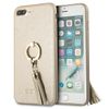 Guess GUHCI8LRSSABE iPhone 7/8 Plusbeige/beżowy hard case Saffiano with ring stand