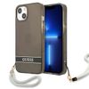 Guess GUHCP13MHTSGSK iPhone 13 / 14 / 156.1" czarny/black hardcase Translucent Stap