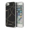 Guess GUHCI8PCUCHBK iPhone 7/8/SE 2020/ SE 2022 czarny/black hardcase Gold Chain Collection