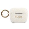 Guess GUACAPSILGLWH AirPods Pro coverbiały/white Silicone Glitter